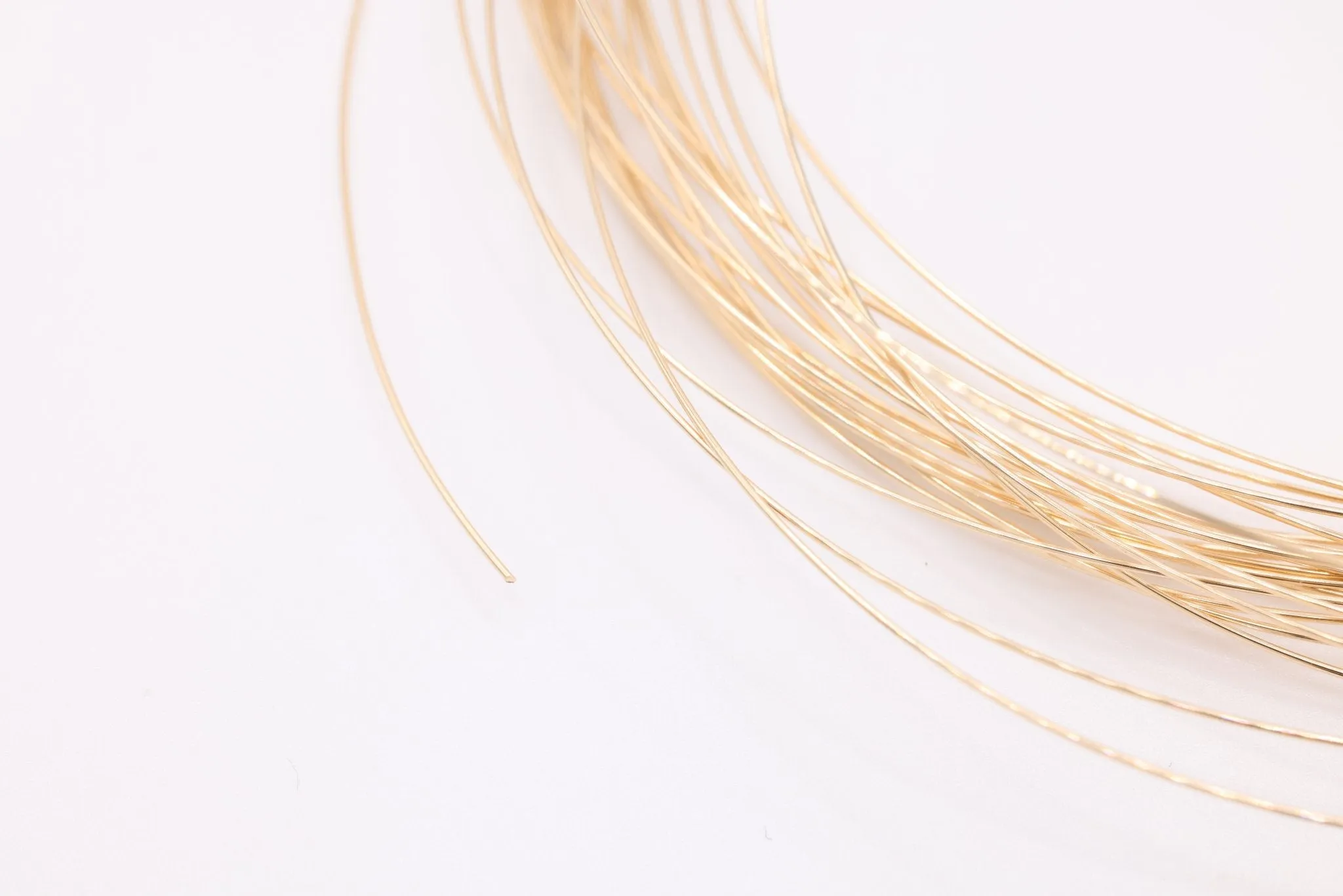 14k Gold Filled Wire, 16 Gauge 1.27mm, Gold Wire, Half Hard Jewelry Wire