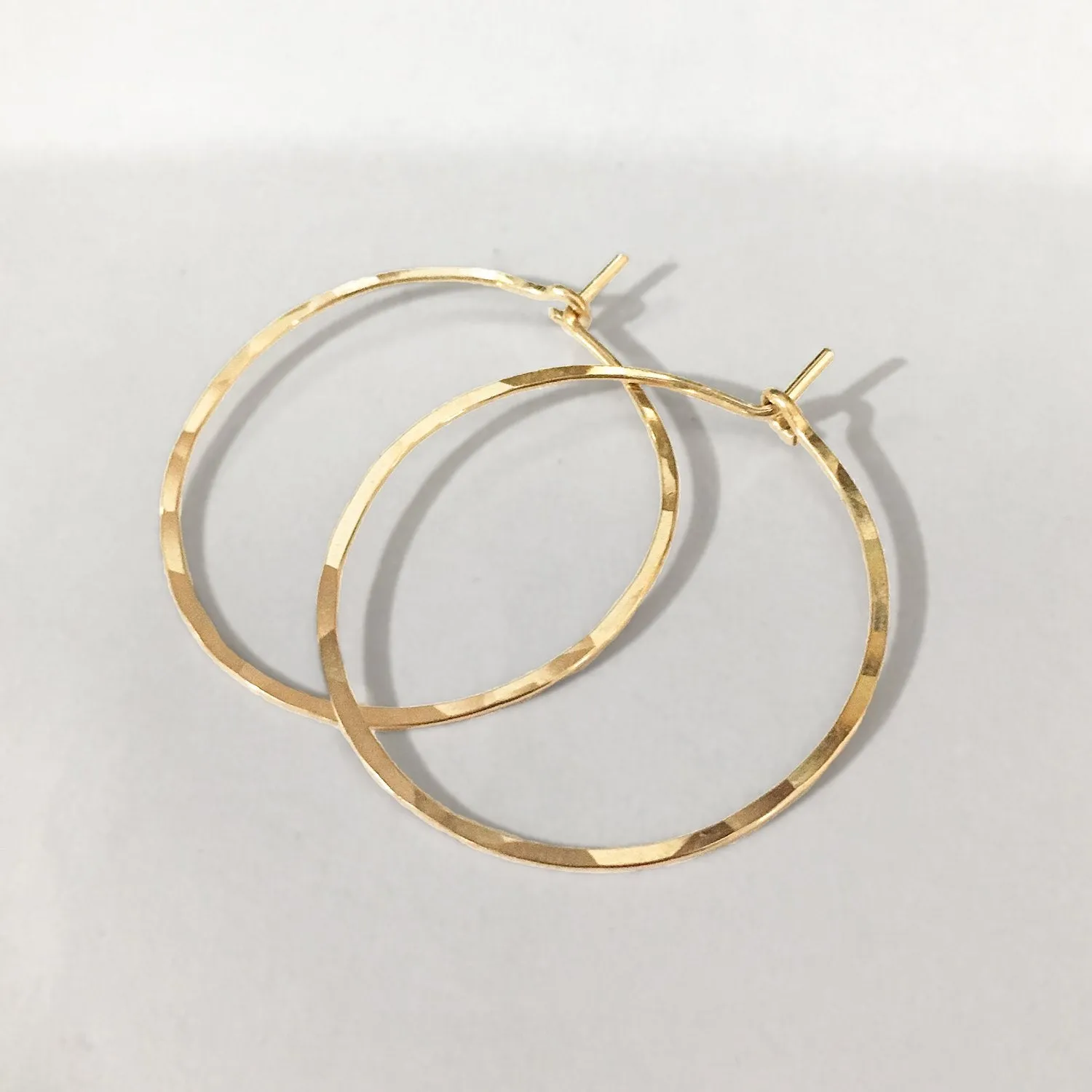 1.5 Inch Endless Thin Hoop Earrings