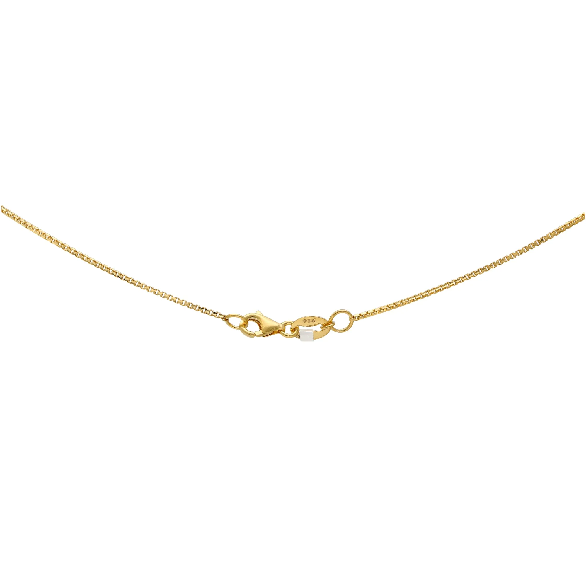 22K Multi-Tone Gold Beaded Chain (13.7gm)