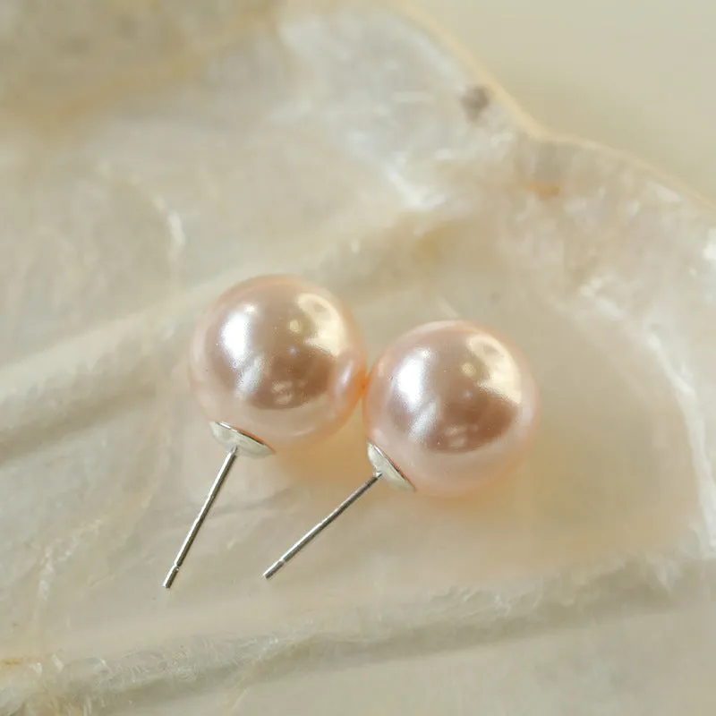 6-14mm Swarovski Pearl Ear Stud Earrings