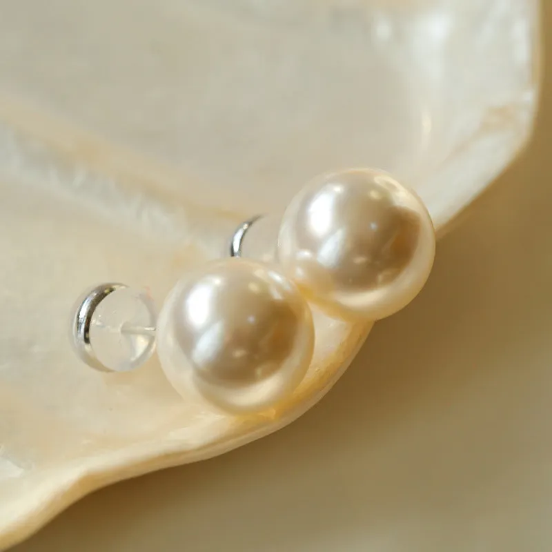 6-14mm Swarovski Pearl Ear Stud Earrings