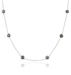 8 Medium Stone Kathak Necklace Labradorite