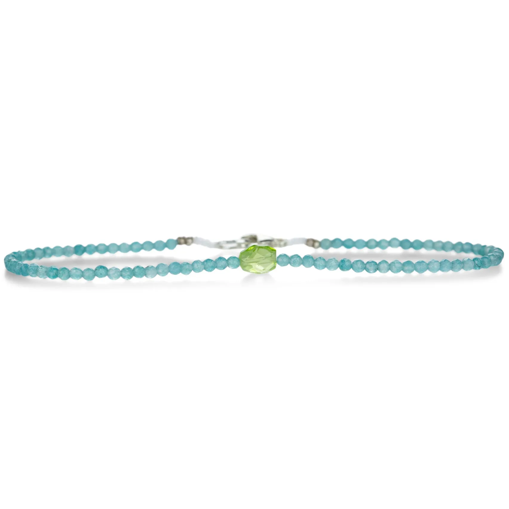 Apatite & Peridot Beaded Bracelet