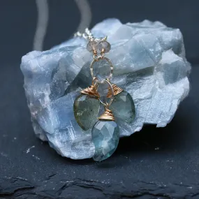 Aquamarine in My Dreams - Aquamarine Necklace