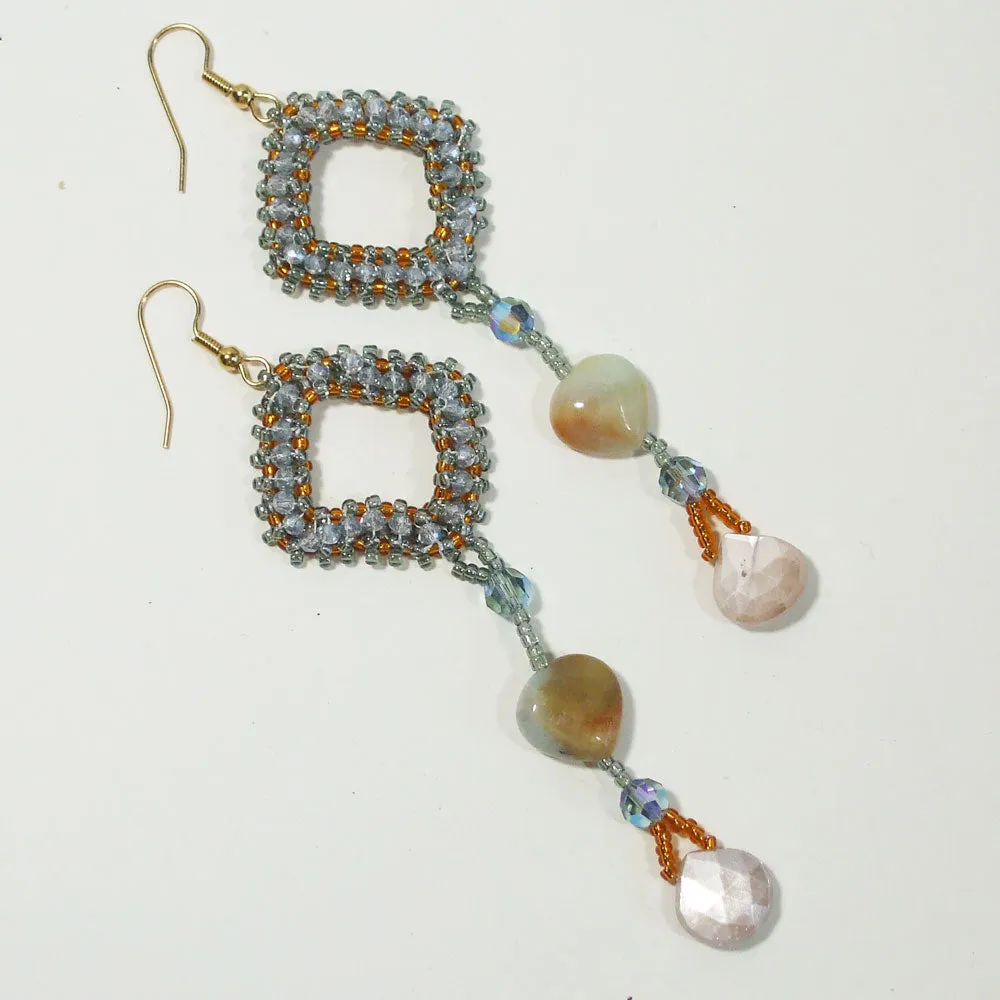 Batini Bead Dangle Earrings