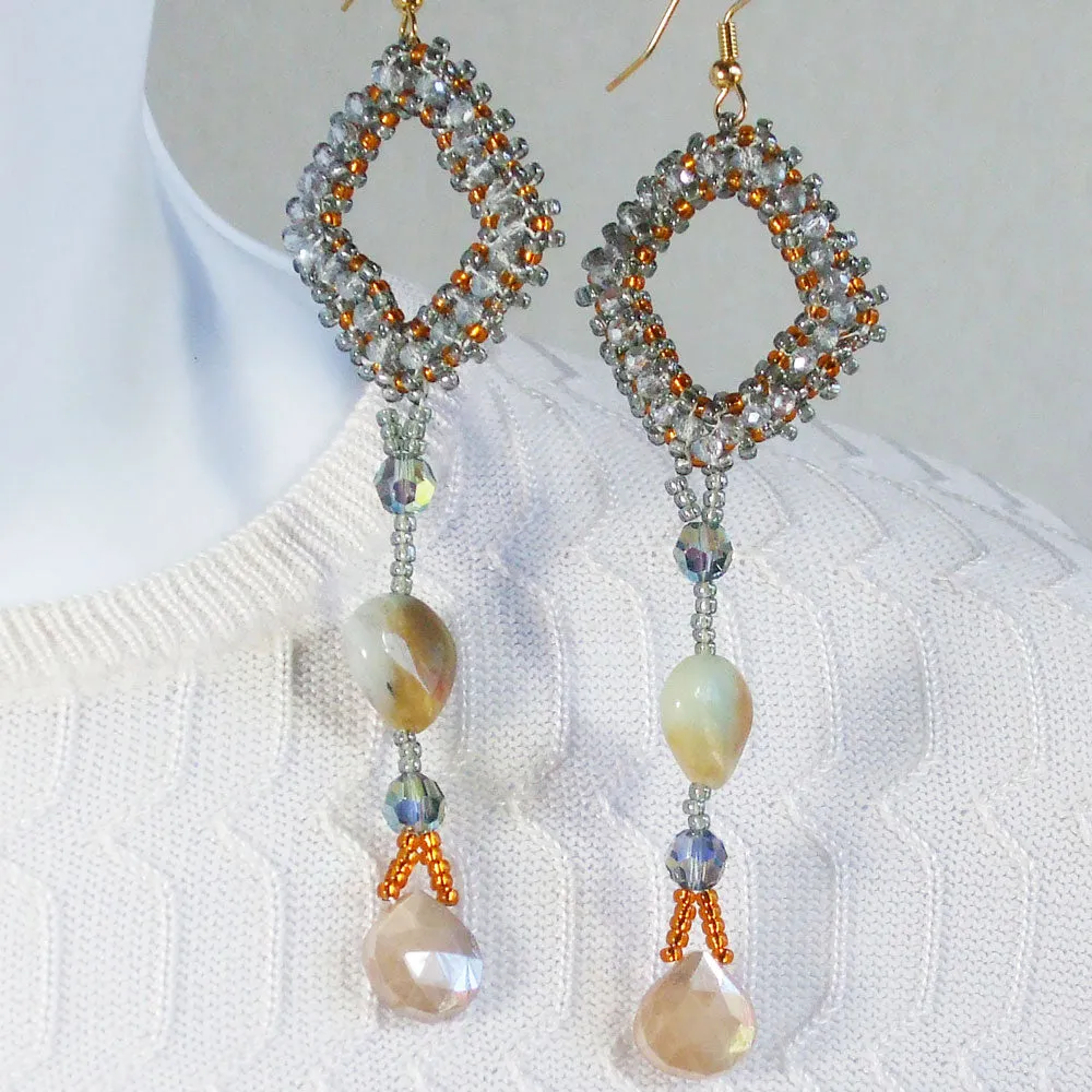 Batini Bead Dangle Earrings