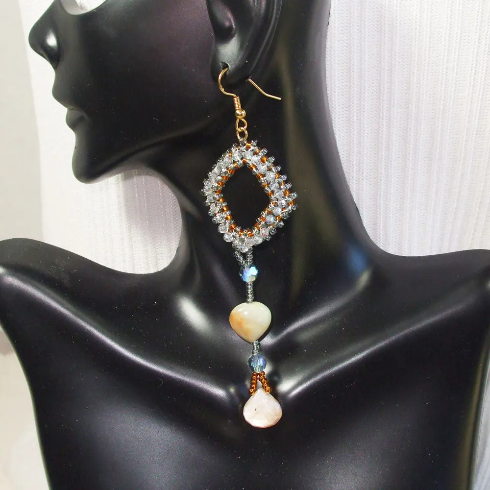 Batini Bead Dangle Earrings