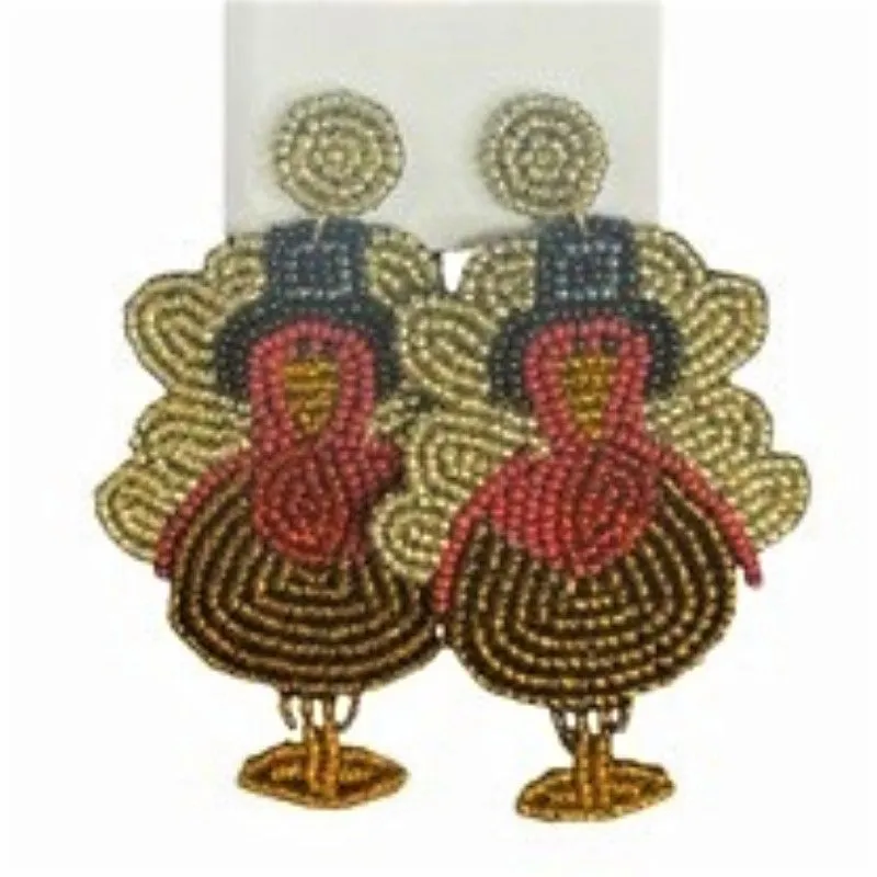 Beaded Novelty Earrings