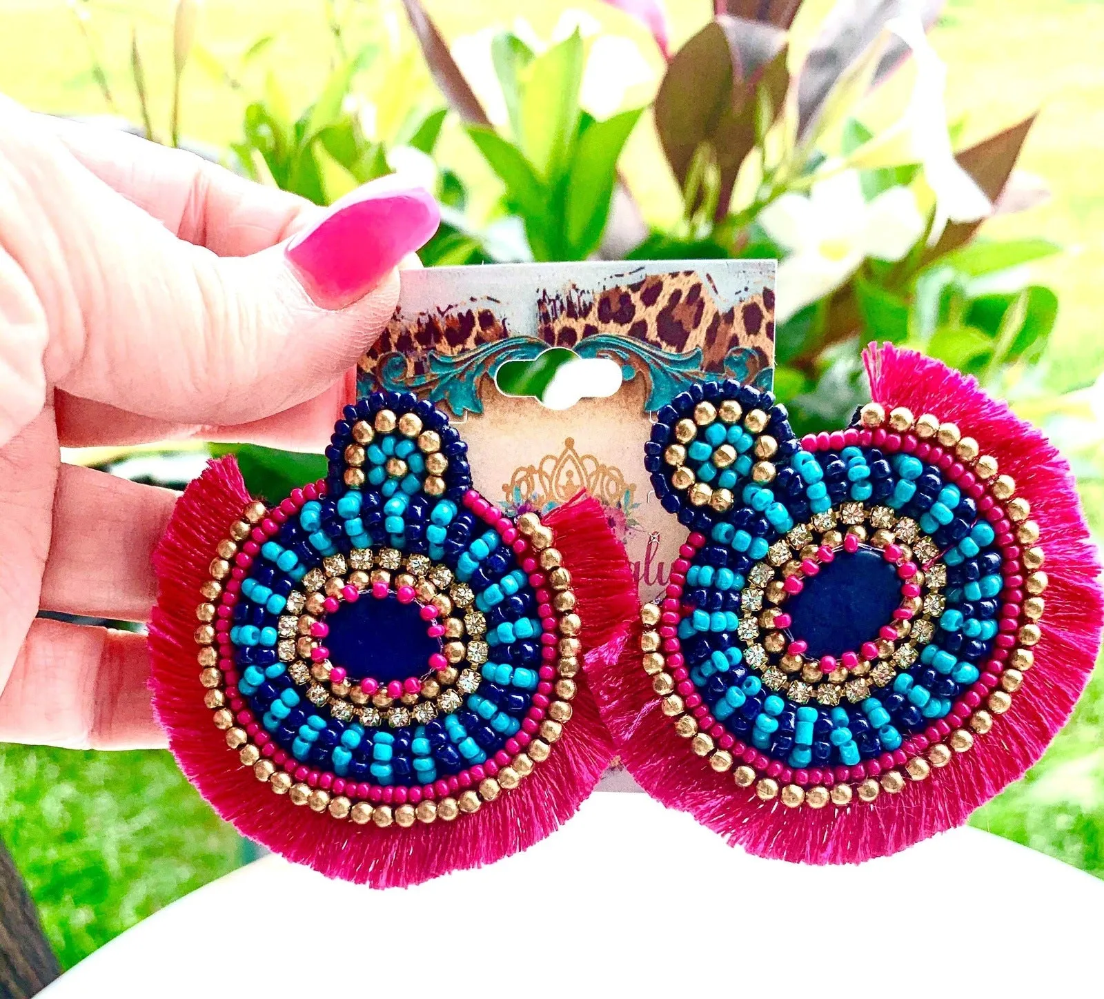 Beaded Novelty Earrings