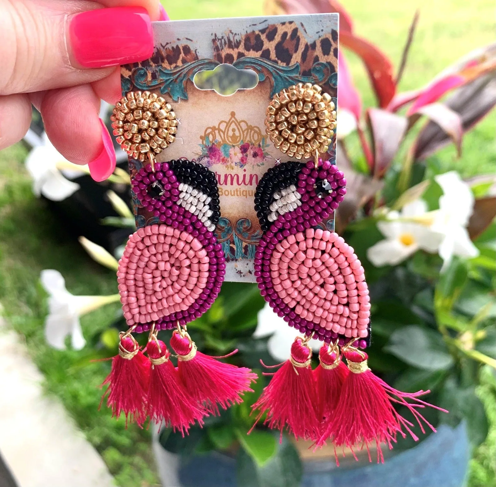 Beaded Novelty Earrings