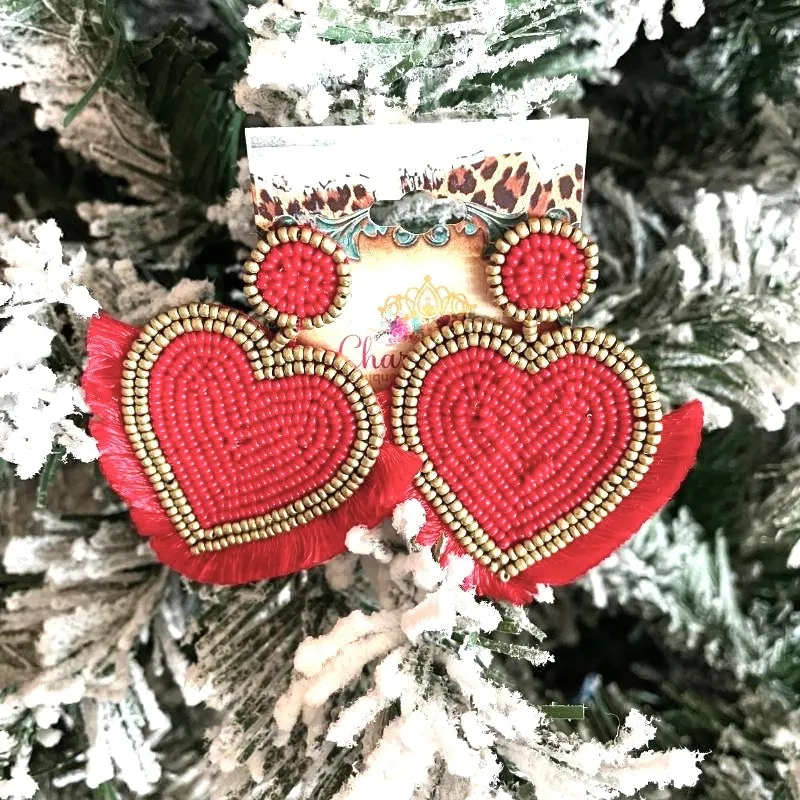 Beaded Novelty Earrings