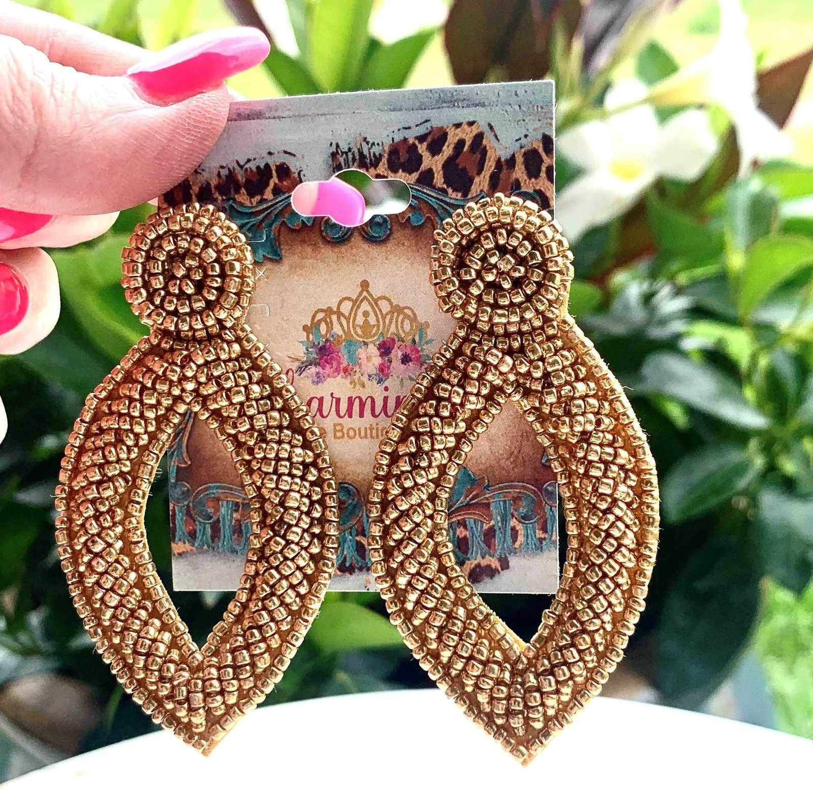 Beaded Novelty Earrings