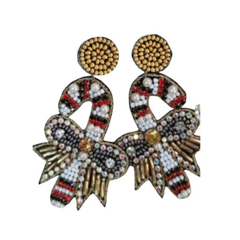 Beaded Novelty Earrings