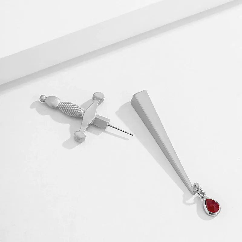 Blood Sworn Dagger Stud Earrings