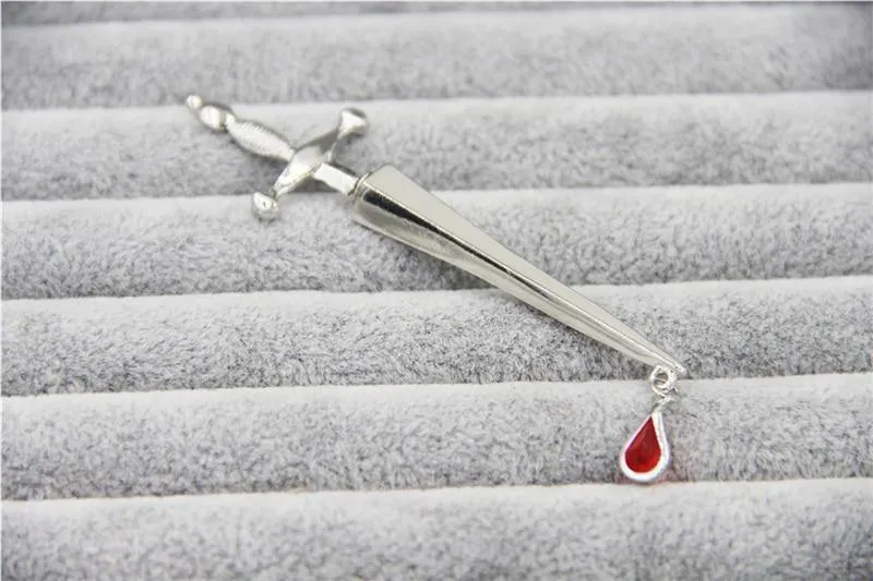 Blood Sworn Dagger Stud Earrings