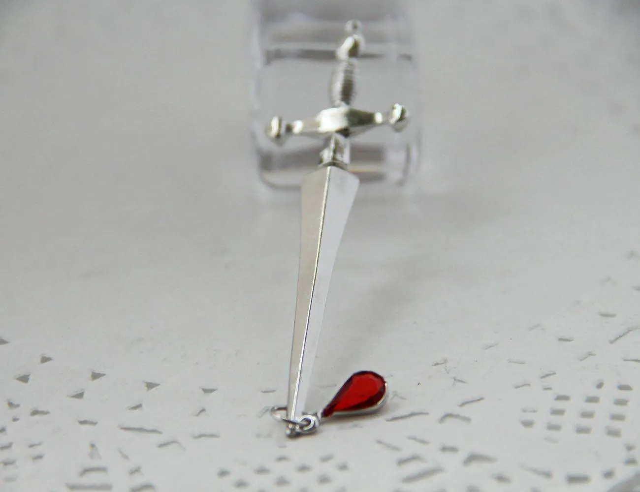 Blood Sworn Dagger Stud Earrings