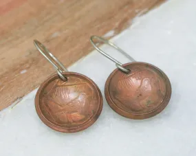 Cayman Islands World Coin Earrings