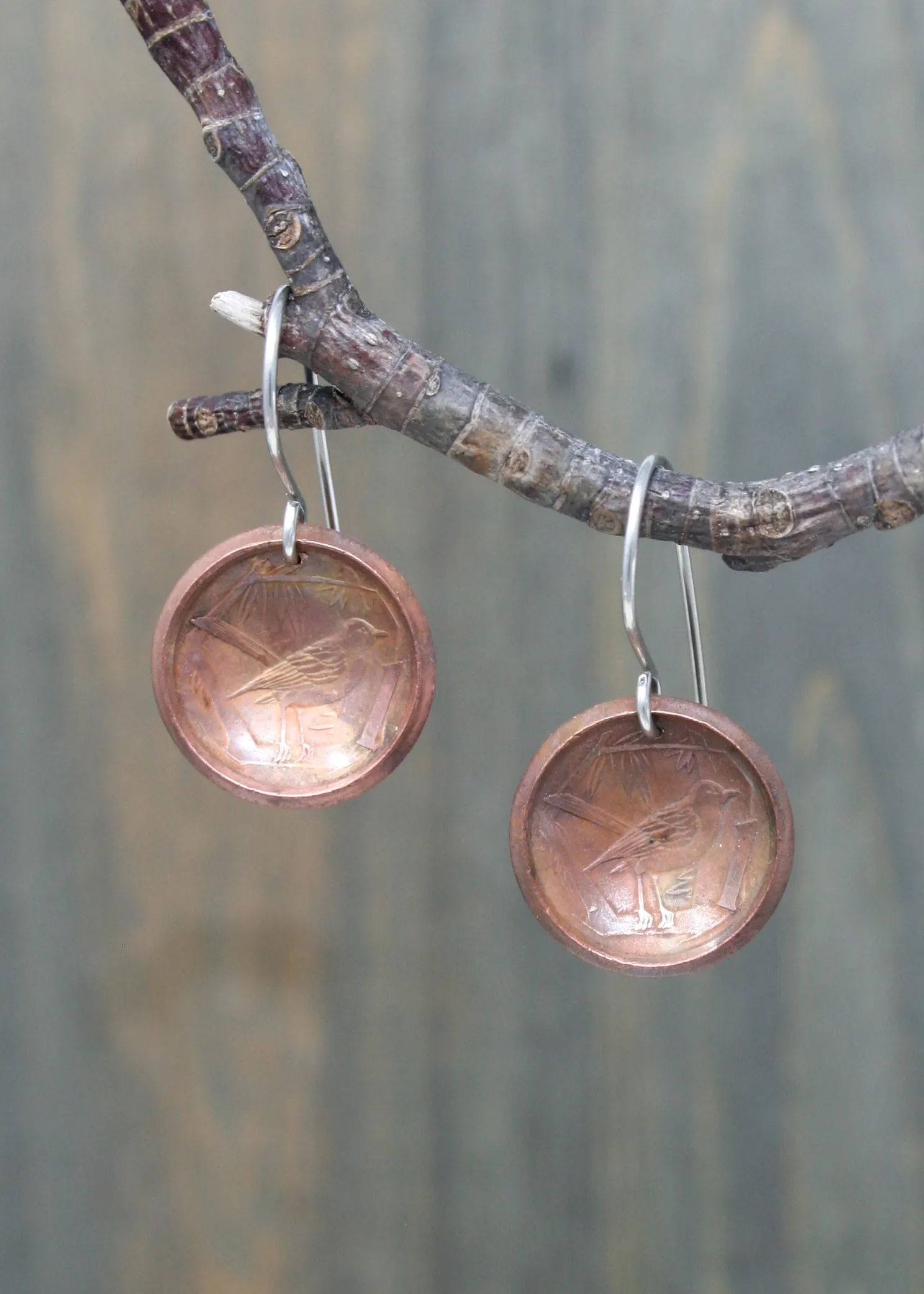 Cayman Islands World Coin Earrings