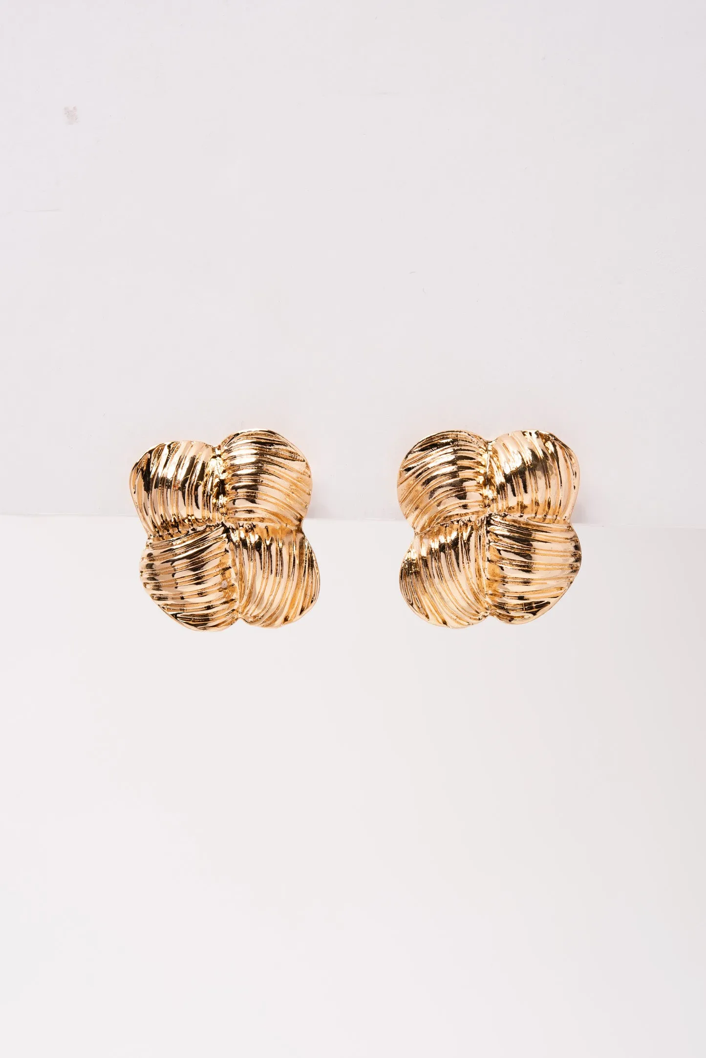 Charlotte Knot Clip-on Earrings