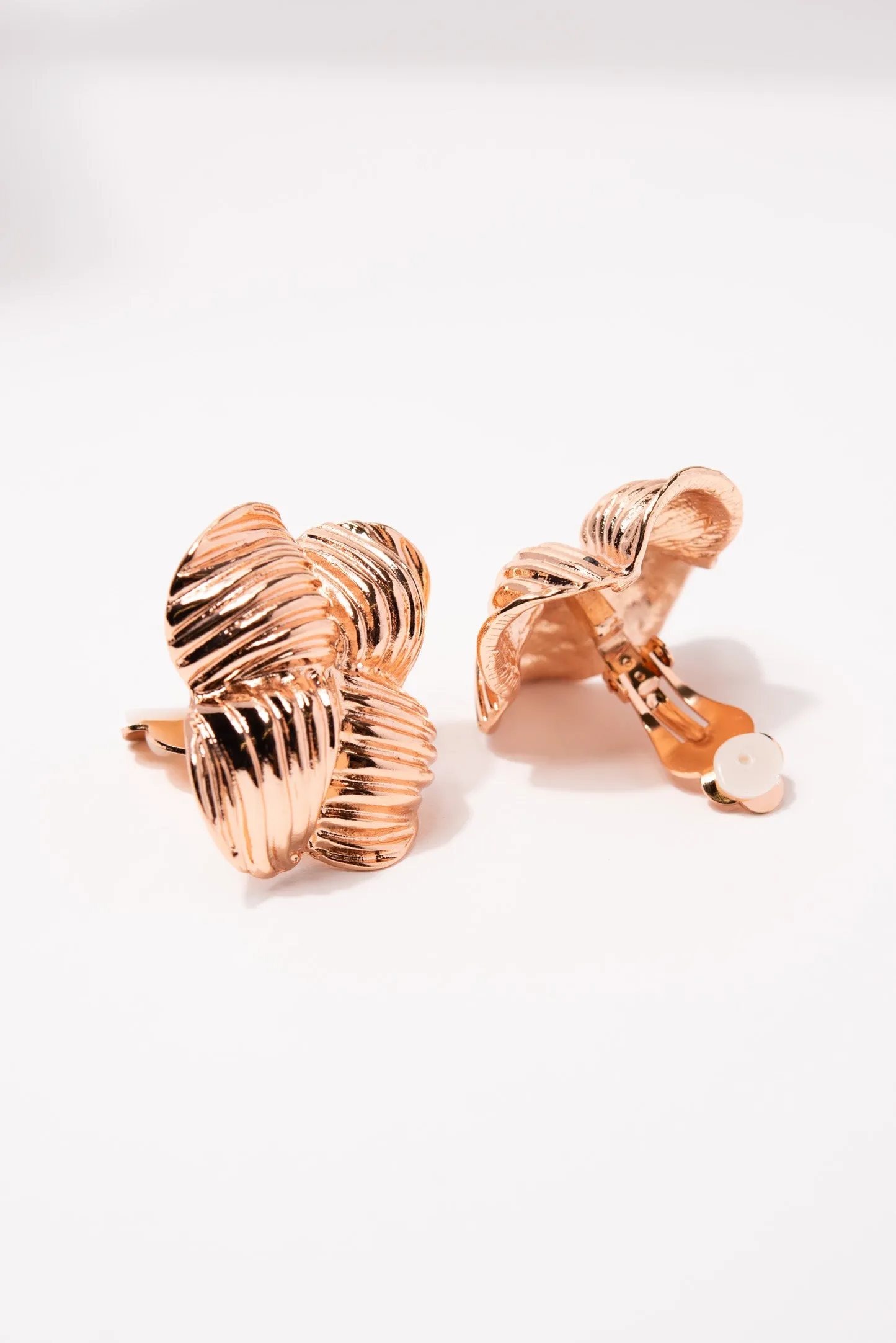 Charlotte Knot Clip-on Earrings