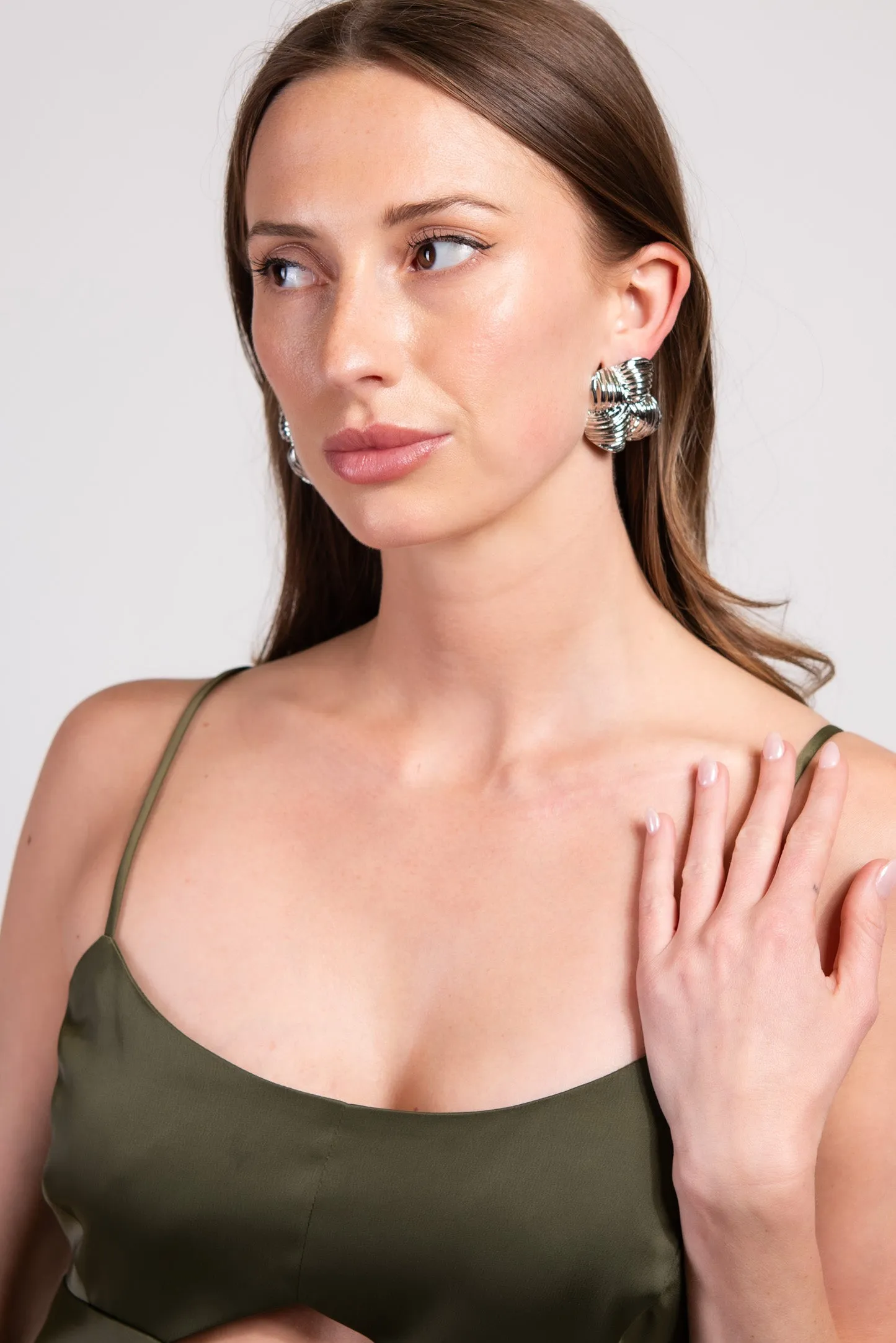 Charlotte Knot Clip-on Earrings