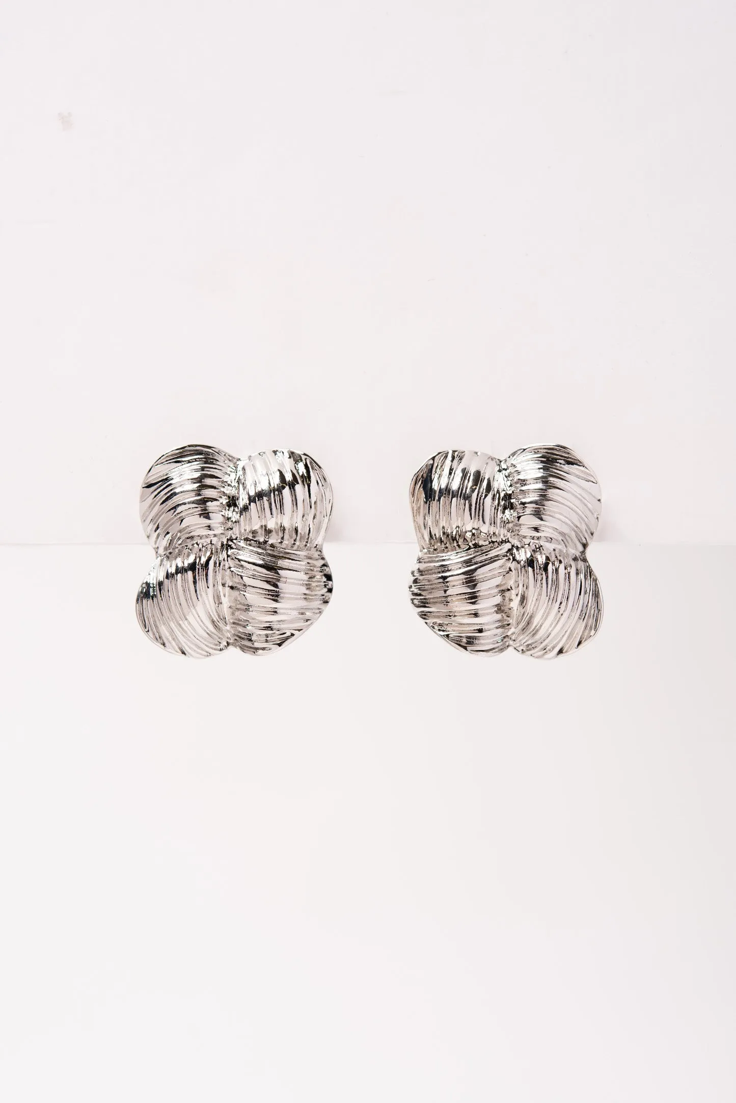 Charlotte Knot Clip-on Earrings