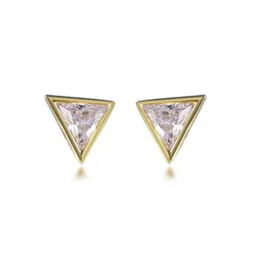 Cubic Zirconia Diamond Cones Stud Earrings