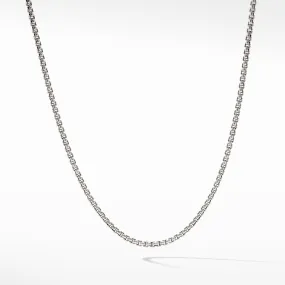 David Yurman Box Chain Mens Necklace, 1.7mm