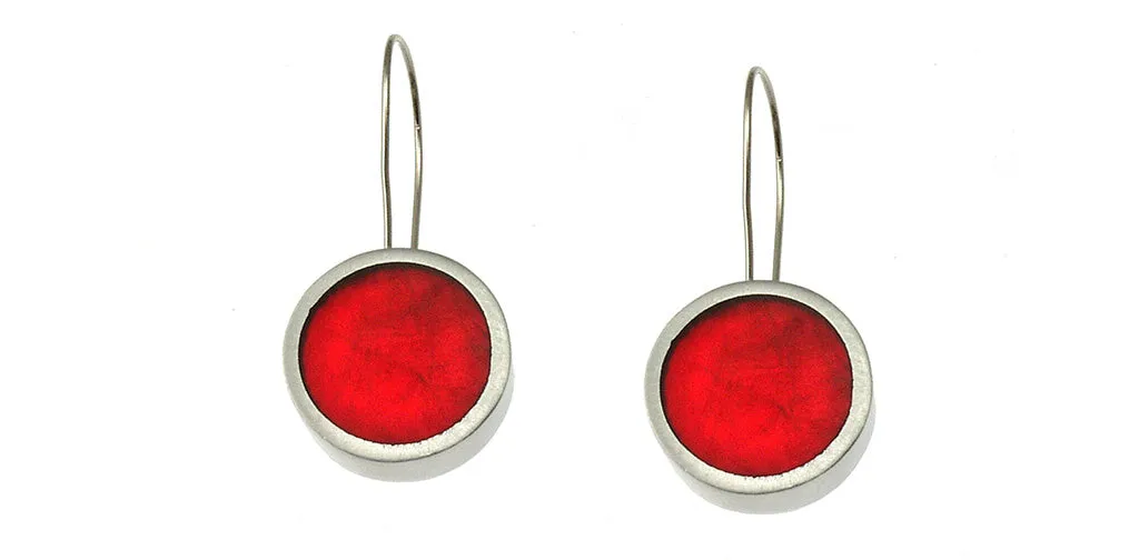 Debra Reiff, Round Resin Earrings