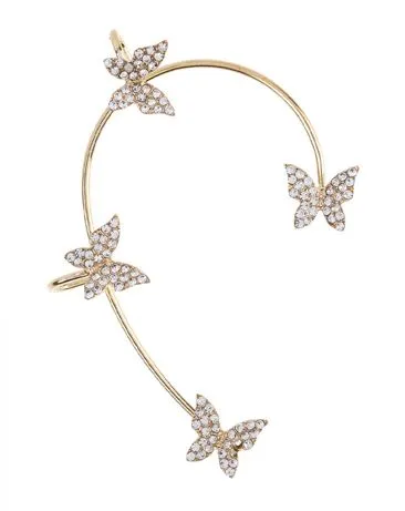 Earring Cuff - Butterfly Gold