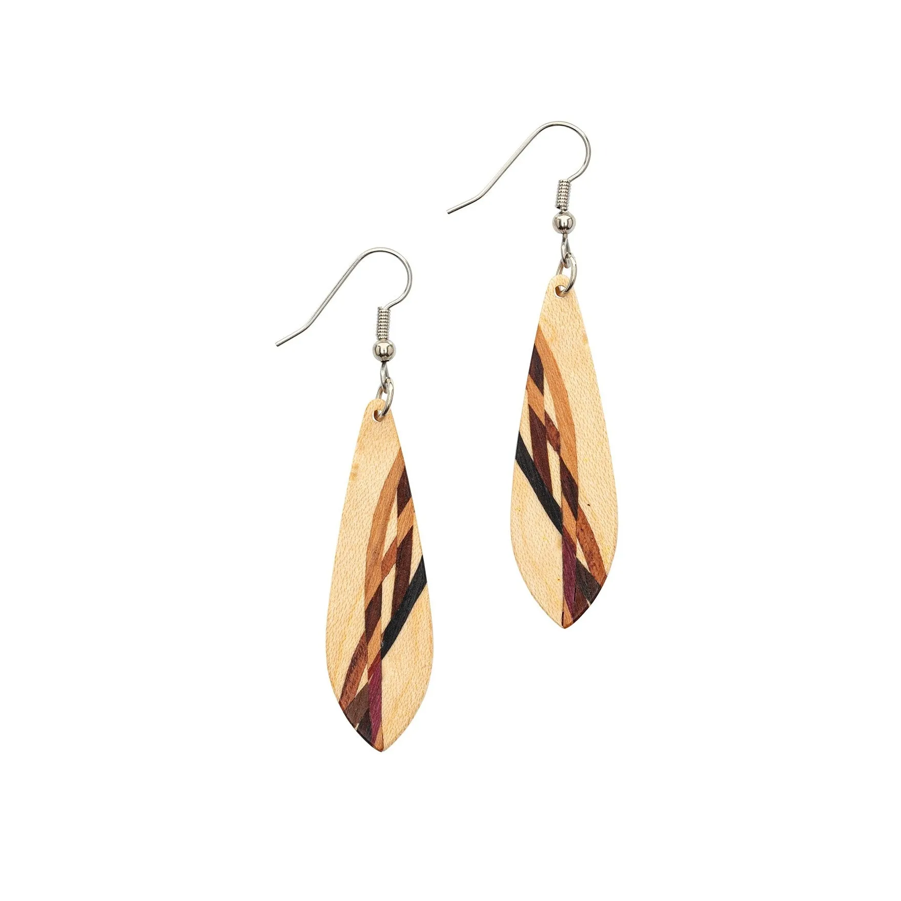 Earrings - Inlay Marquis