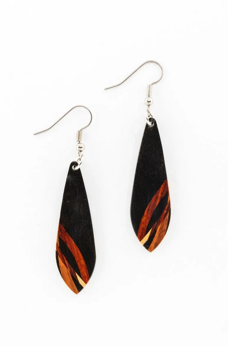 Earrings - Inlay Marquis