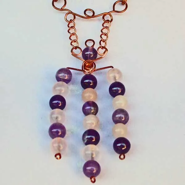 Garcia Wire Design Beaded Jewelry Necklace