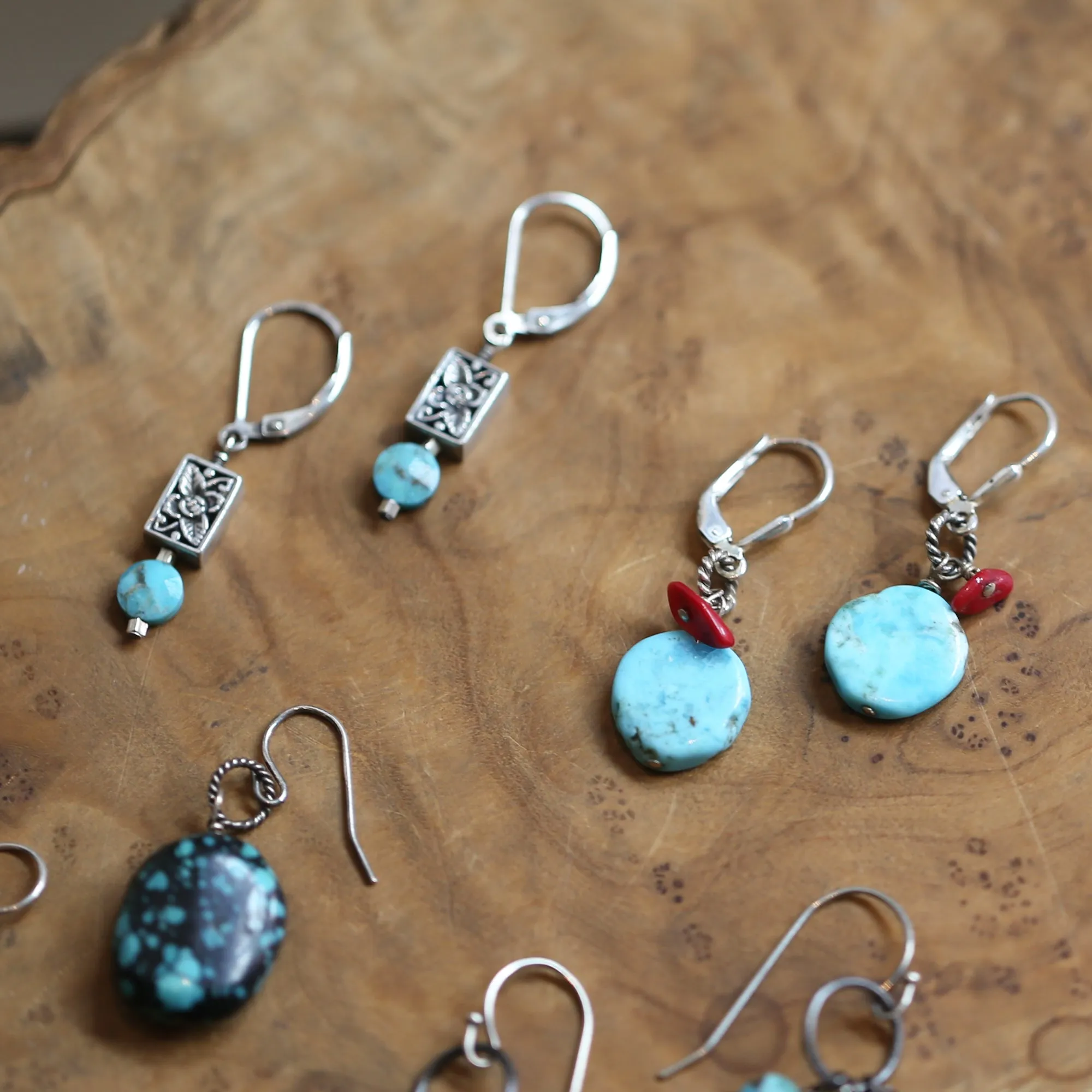 Gemstone Drop Earring Workshop - Sundays 4:30-5:30pm - Beaded Earrings - $30 plus materials