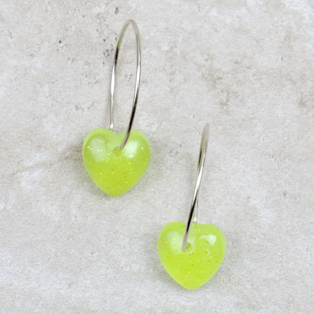 Glow In The Dark Venus Hoop Earrings