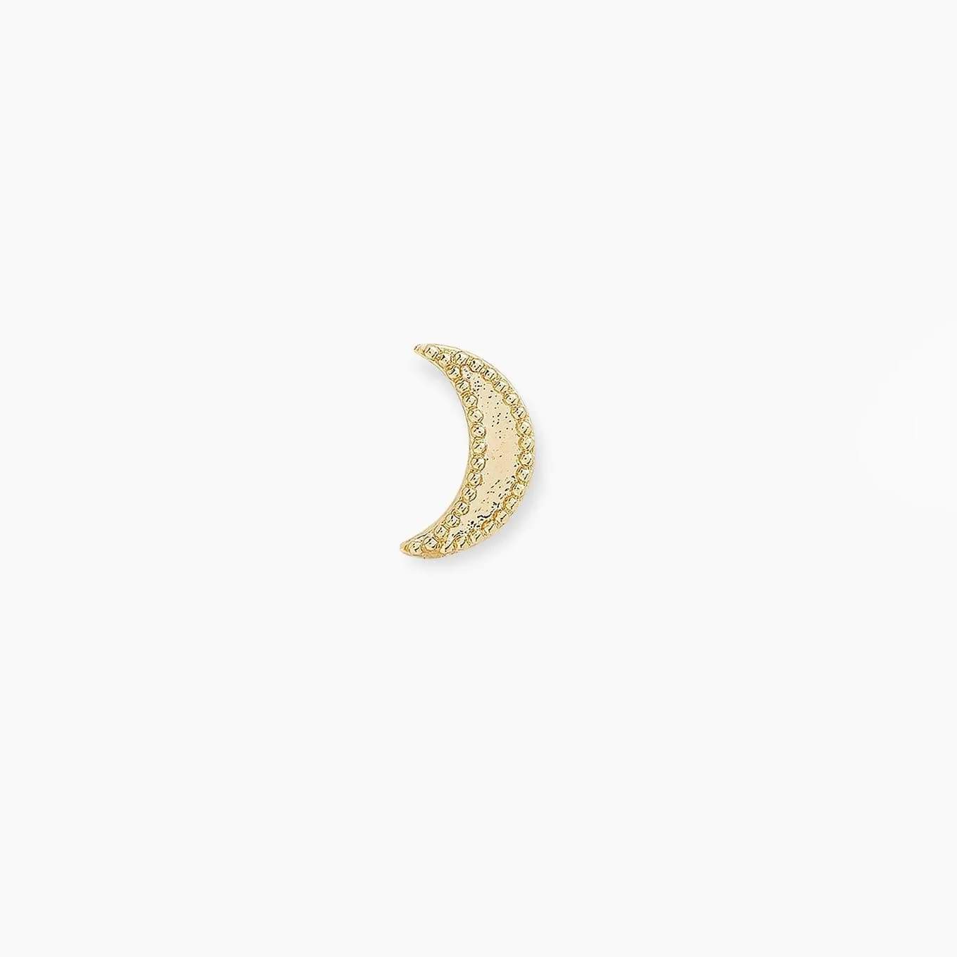 Gorjana Moon Charm Stud (gold)