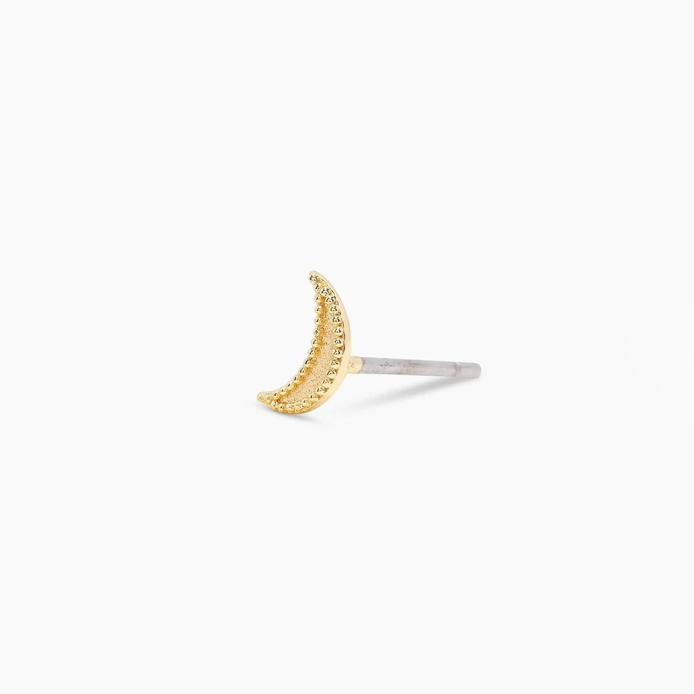 Gorjana Moon Charm Stud (gold)