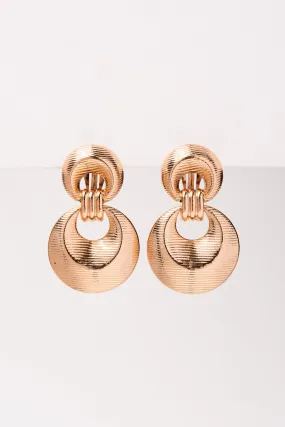 Grace Ribbed Open Knocker Clip-On Earrings