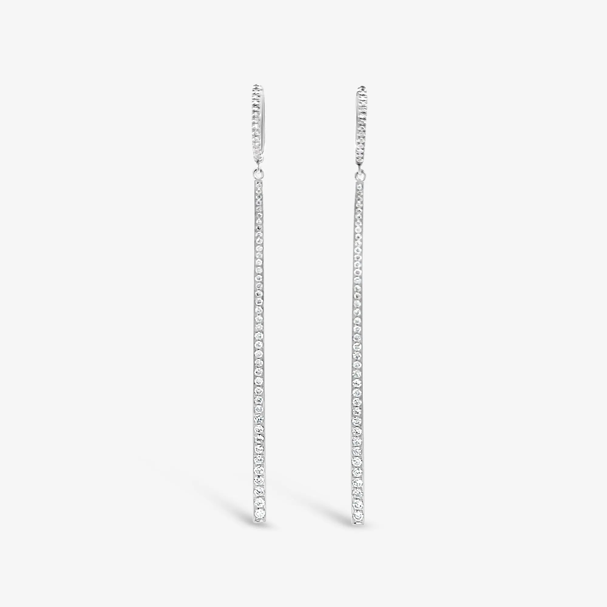 Graduated Straight Line Dangle Earrings