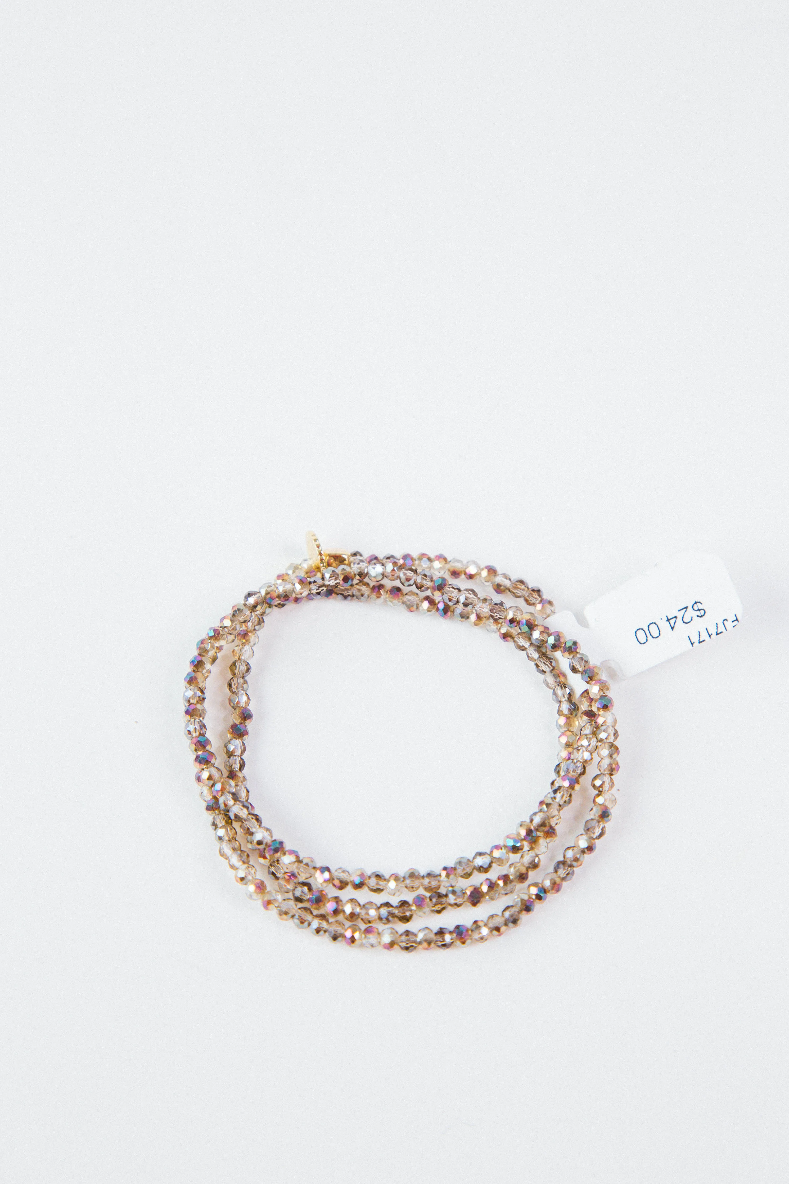 Julie Mini Stretch Bracelet, Rose