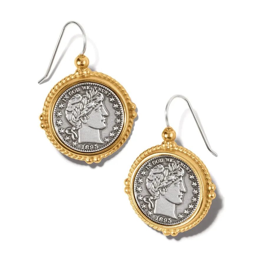 Lady Liberty French Wire Earrings