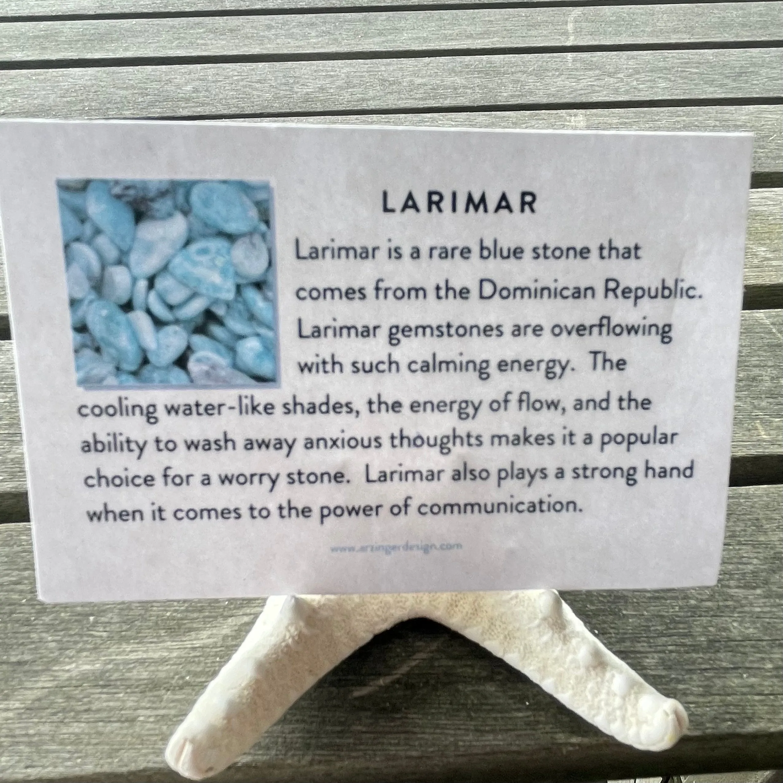 Larimar Sterling Earrings