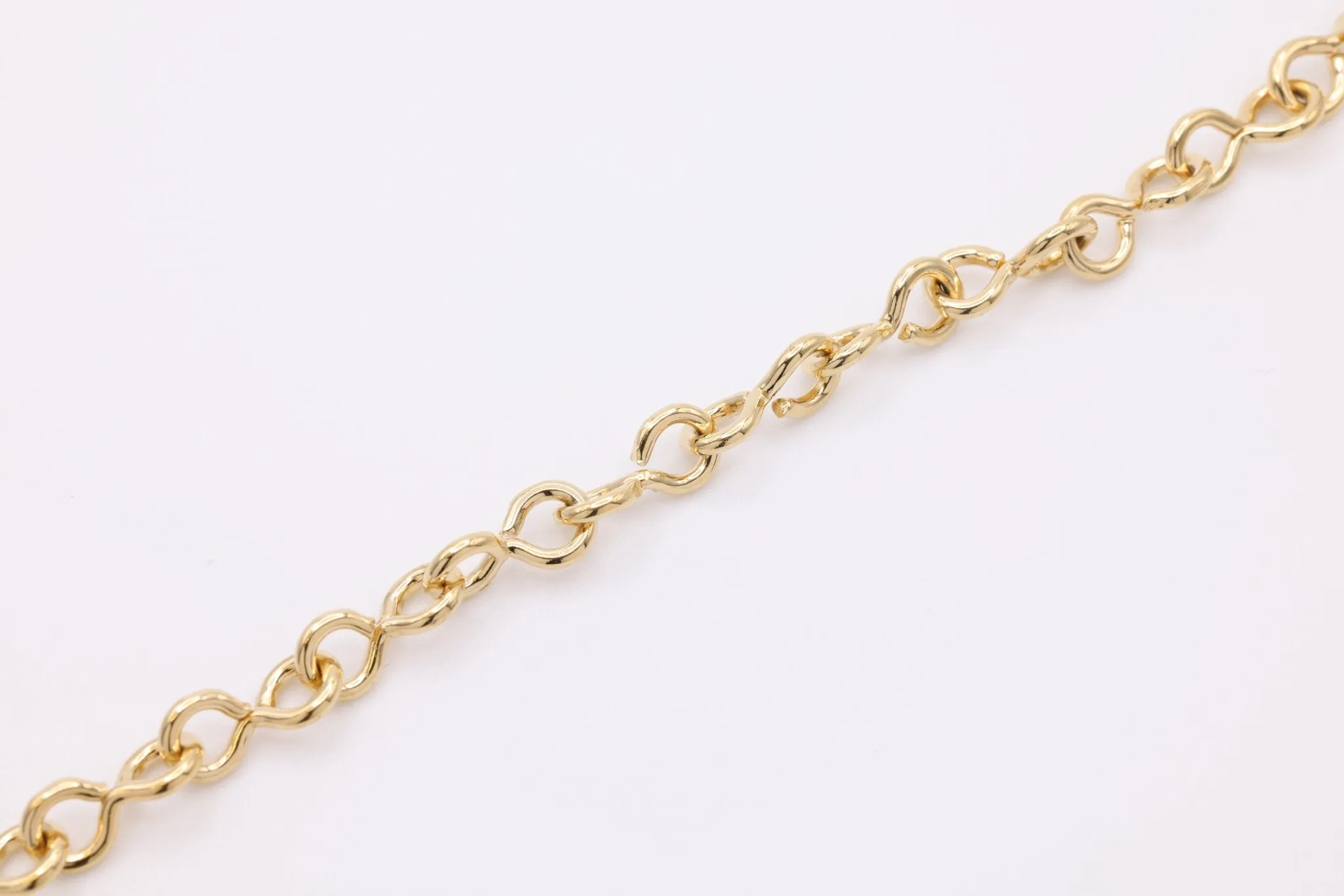 Olivia Infinity Chain, 14K Gold Overlay Plated, Wholesale Jewelry Chain