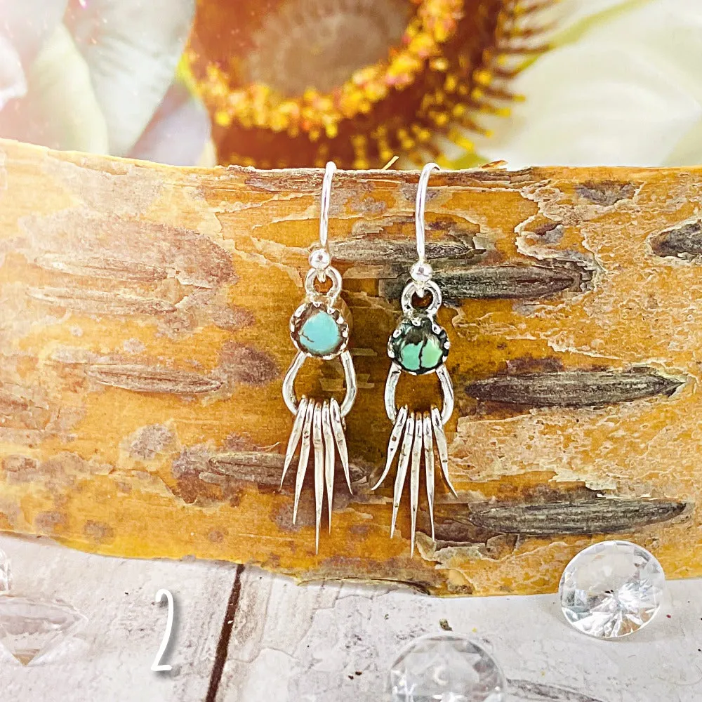 On the Fringe {turquosie} earrings