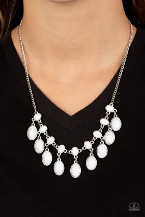 Paparazzi Necklace ~ Lady of the POWERHOUSE - White