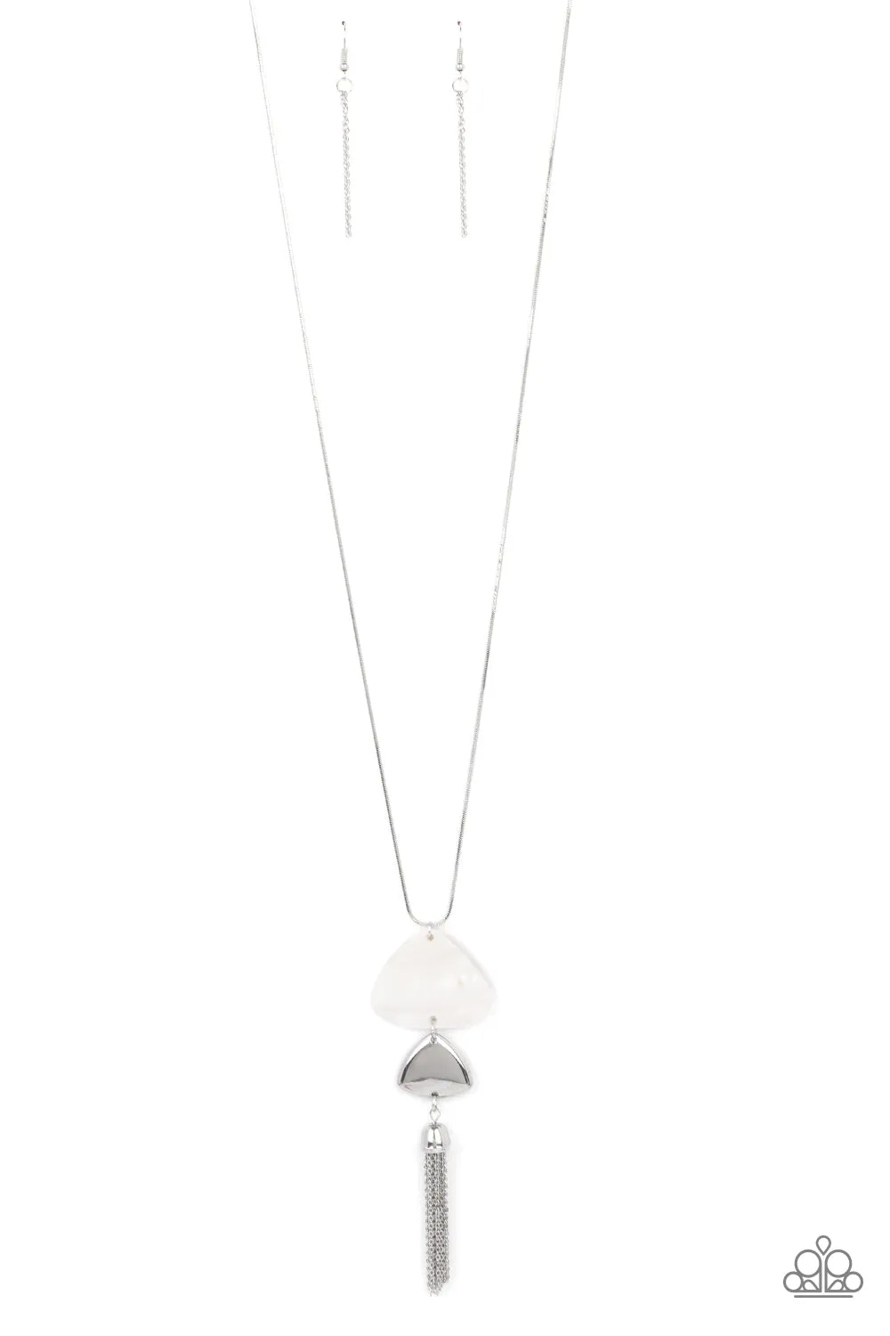 Paparazzi Necklace ~ TIDE You Over - White