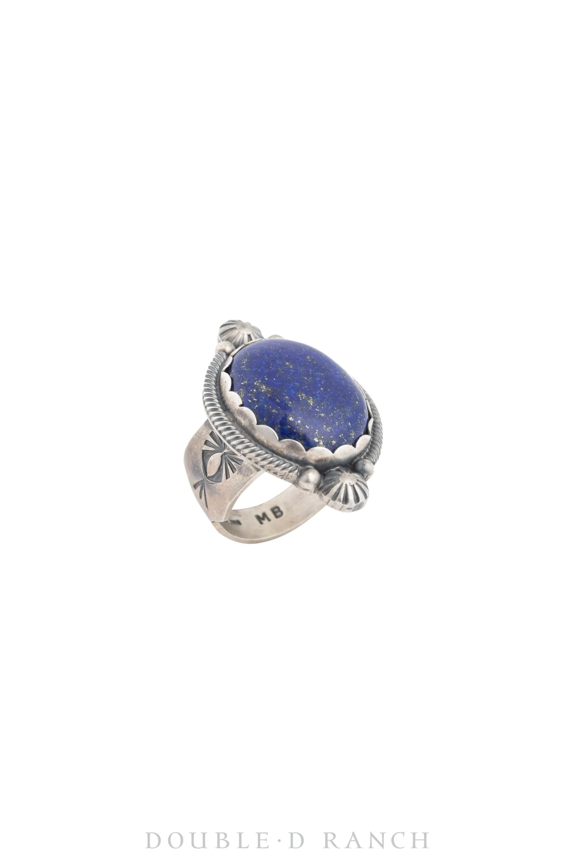 Ring, Single Stone, Lapis, Hallmark, Contemporary, 1211