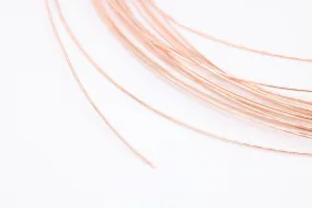 Rose Gold Filled Wire, 20 Gauge 0.8mm, Rose Gold-Filled, Half Hard Jewelry Wire