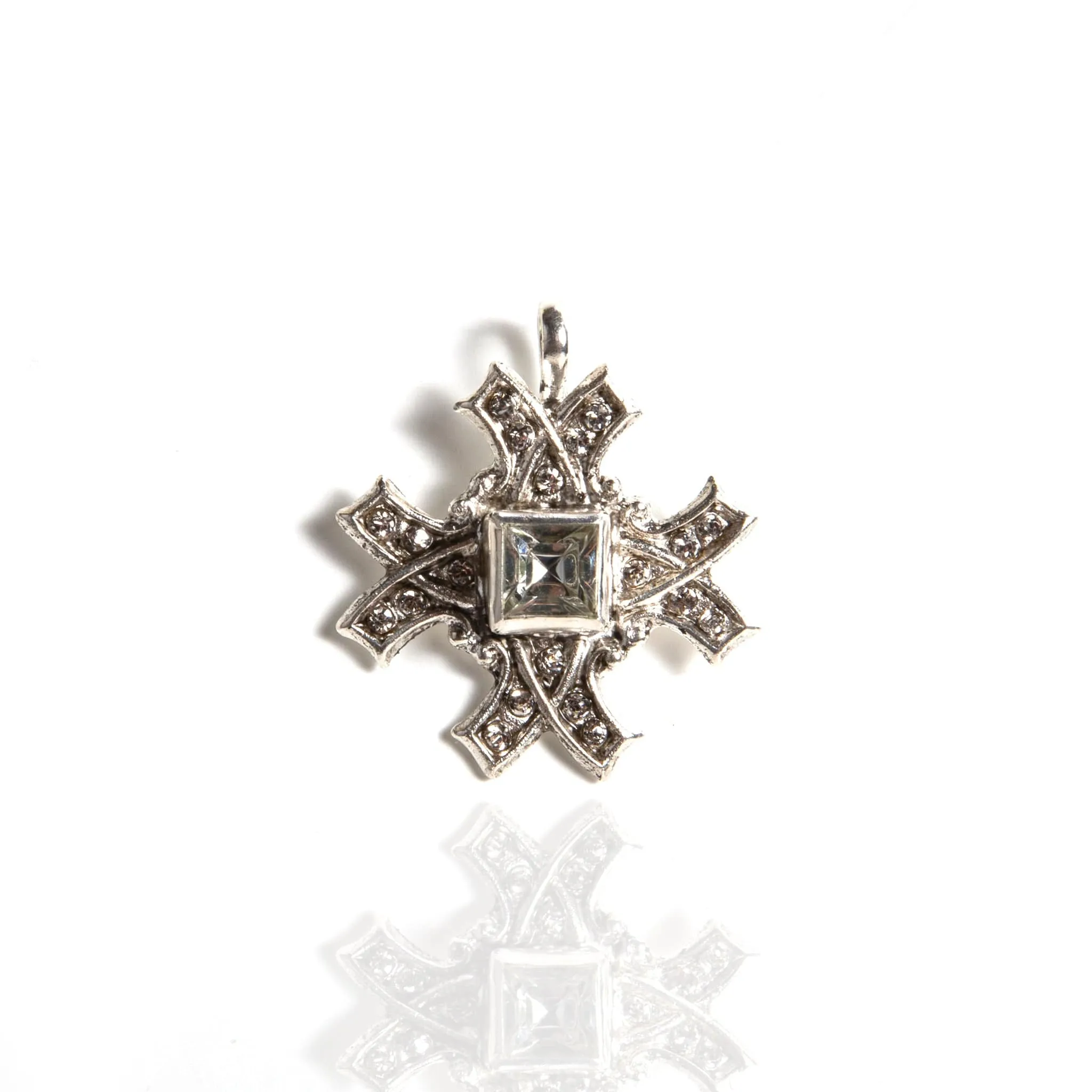 Saint Deco Cross Medallion