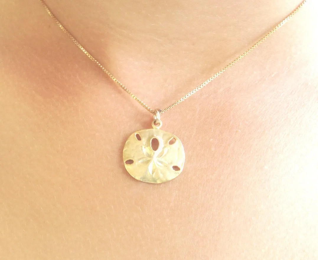 Sand Dollar Necklace, Bridesmaid Necklaces, Beach Wedding Gifts, Hawaiian Jewelry